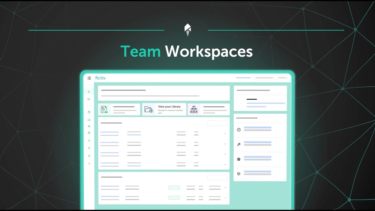Team Workspaces | Fictiv Features