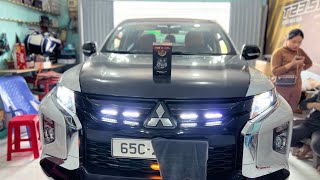 Mitsubishi Triton Athele Độ Led T-Light 150W H11 Như  Zin Sáng Gấp 5 Lần T23Shop Cần Thơ