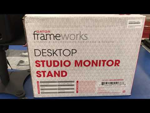 EMI Audio - Gator Desktop Studio Monitor Stand