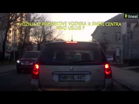 Prometni monitoring v križišču Pariške komune - Ljubljanska v  Mariboru