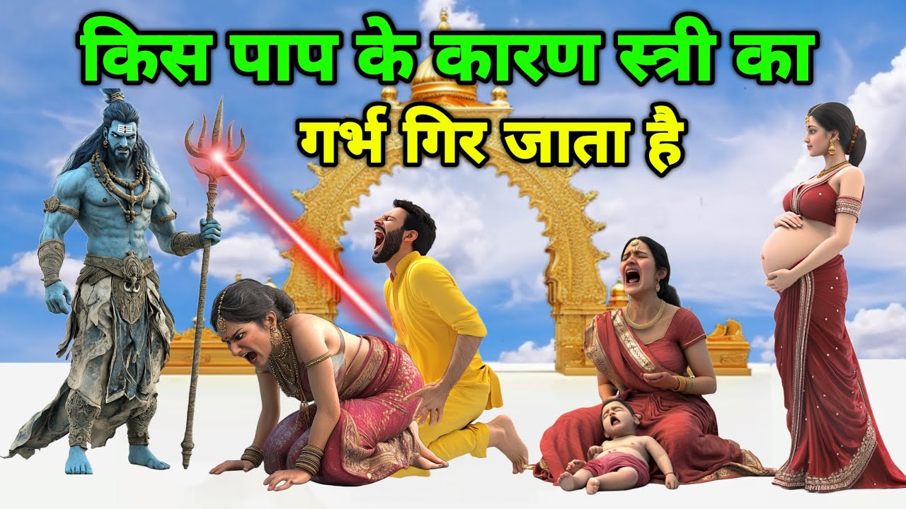 किस पाप के कारण स्त्री का गर्भ गिर जाता है | भगवान विष्णु की कथा