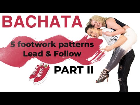 5 LEADABLE Footwork Patterns to SPICE UP your BACHATA | PART 2 | Marius&Elena Bachata