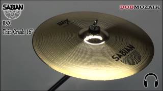 Video thumbnail for Sabian Cymbal Sound Test / 16" B8X Thin Crash by Dobmozaik