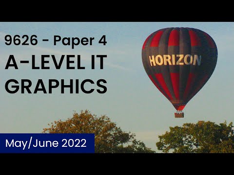 9626 Paper 4 - A Level IT May/June 2022  -Graphics