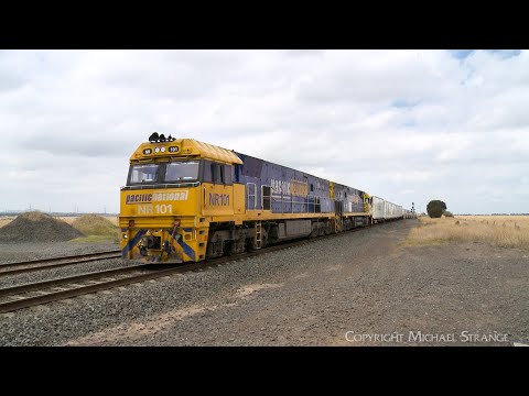 6MP4 Pacific National TOLL Container Train With NR101 NR115 (7/2/2025) - PoathTV Australian Railways