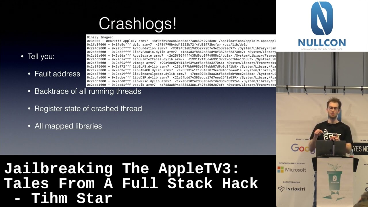 Jailbreaking The AppleTV3: Tales From A Full Stack Hack by Tihm Star | Nullcon Berlin