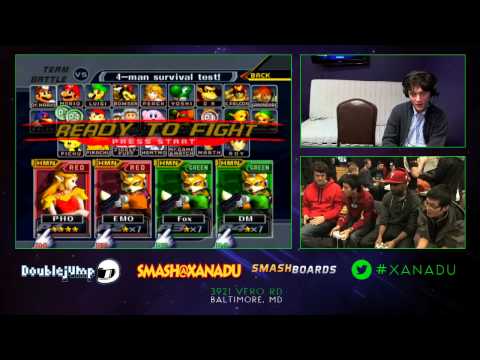 S@X Monthly - Peanutphobia & emoDinosaur Vs.TC1 & Wenbo (Fox) SSBM Winners - Melee