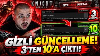 Knight Online NTTGAME Portal’da Gizli Güncelleme! Telefon Değiştirme Hakkı 3’ten