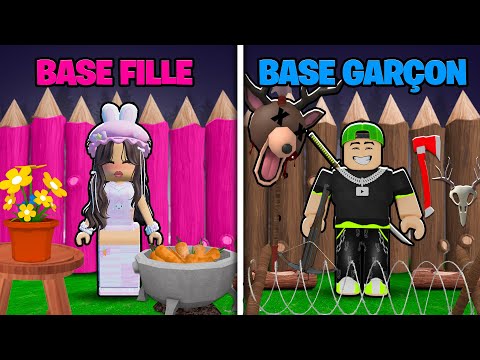 Girl vs. Boy Base on 99 Nights in the Forest!