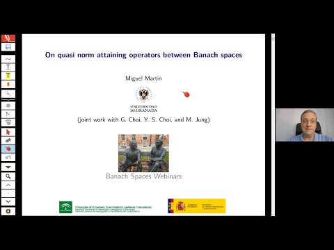 #11: Miguel Martin- On Quasi norm attaining operators between Banach spaces