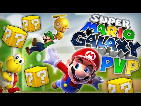 Minecraft: Mario Galaxy Lucky Block PVP! w/Blitzwinger & Kayllum