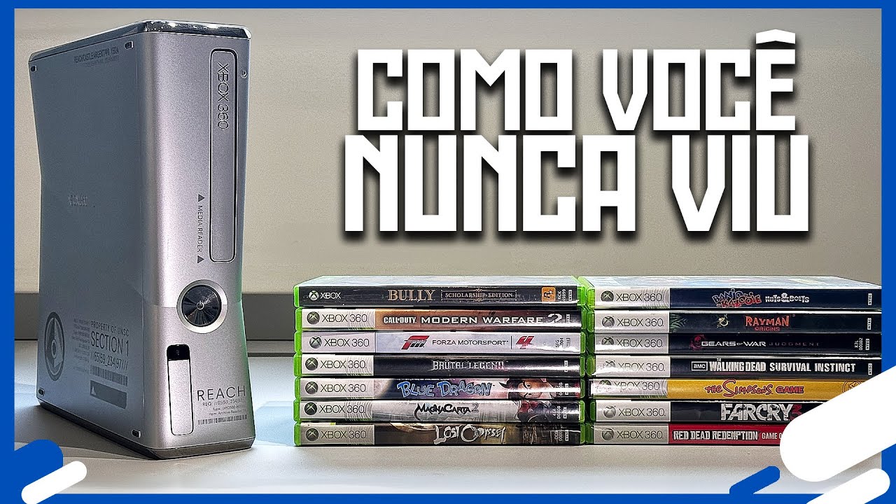 XBOX 360 Como Você NUNCA VIU! | Um Showcase de Xbox 360!?
