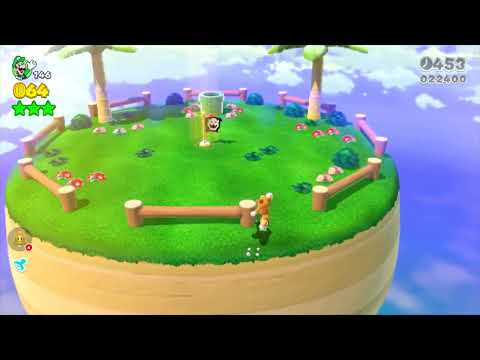 Super Mario 3D World (Switch) 5-1 100% Speedrun in 105 sec