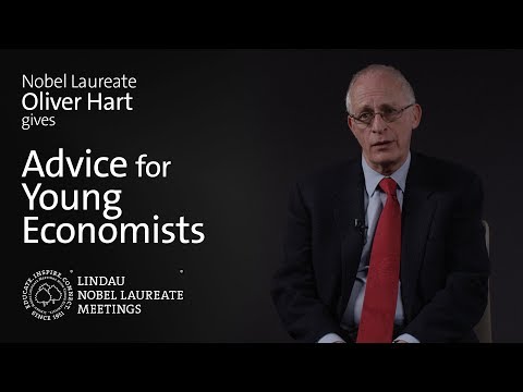 Nobel Laureate Oliver Hart Gives Advice to Young Economists