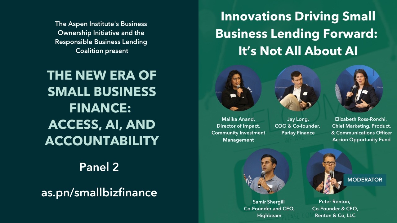 Innovations Driving Small Business Lending Forward: It’s Not All About AI