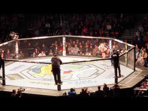 Cowboy Cerrone finish and aftermath at UFC Denver.