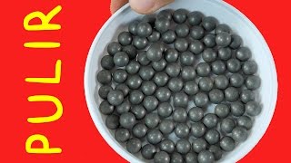 Pulir y Limpiar Metales con Abrasivos. Molino de Bolas Automático.