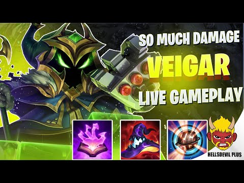 SO MUCH DAMAGE VEIGAR! - Wild Rift HellsDevil Plus Gameplay