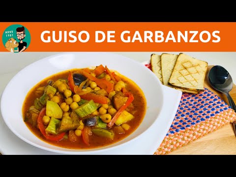 Cómo Hacer GUISO DE GARBANZOS Y VEGETALES (Guiso Vegetariano) / Receta Fácil Y Nutritiva / MONO 1981