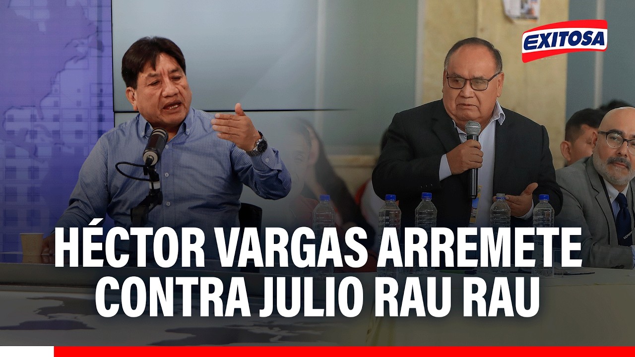 🔴🔵 Héctor Vargas arremetió contra Julio Rau Rau luego de que se descartara el paro de transportistas