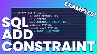 Download the video "How to use ADD CONSTRAINT in SQL (with examples)"