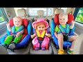 Let S Buckle Up Who S At The Door MORE BEST Kids Videos With Diana And Roma Family