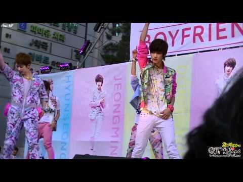 [FanCam] 120617 BOYFRIEND at Guerilla Concert - Don't Touch My Girl