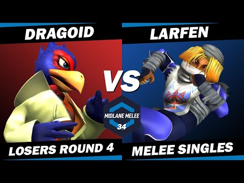 Dragoid vs Larfen - Losers Round 4 | Midlane Melee 34