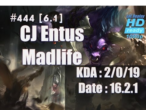16.2.1 LCK CJ Entus MadLife Bot Lane Support Alistar(vs Thresh) Kr High Elo Solo Q[1080p]#444