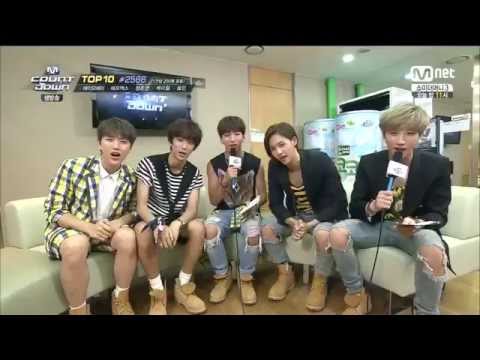 140717 엠카운트다운 B1A4 대기실 Cut
