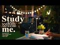 4 HOUR Late Night Study With Me Fire Crackling Sounds ️ Calm Lofi Bgm Pomodoro 50 10 Day329