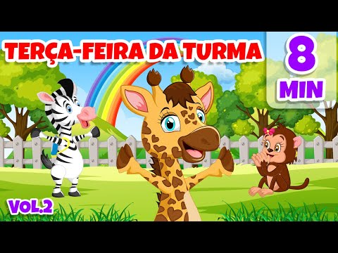 Terça-Feira da Turma Vol.2 - Giramille 8 min | Desenho Animado Musical