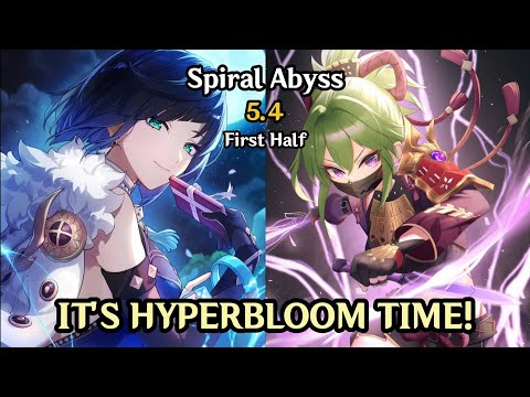 C1 NAHIDA YELAN XINGQIU KUKI HYPERBLOOM | SPIRAL ABYSS 12 | GENSHIN IMPACT 5.4