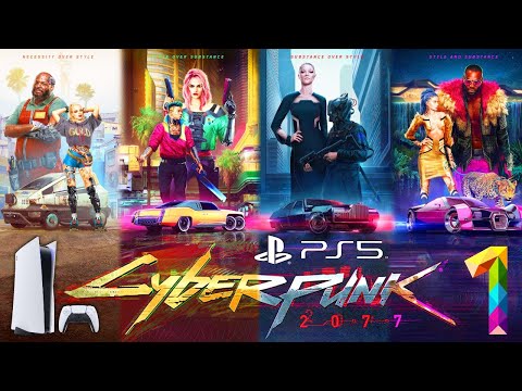 CYBERPUNK 2077 Gameplay on PlayStation 5 - Walkthrough Part 1 [4K 60FPS] - No Commentary