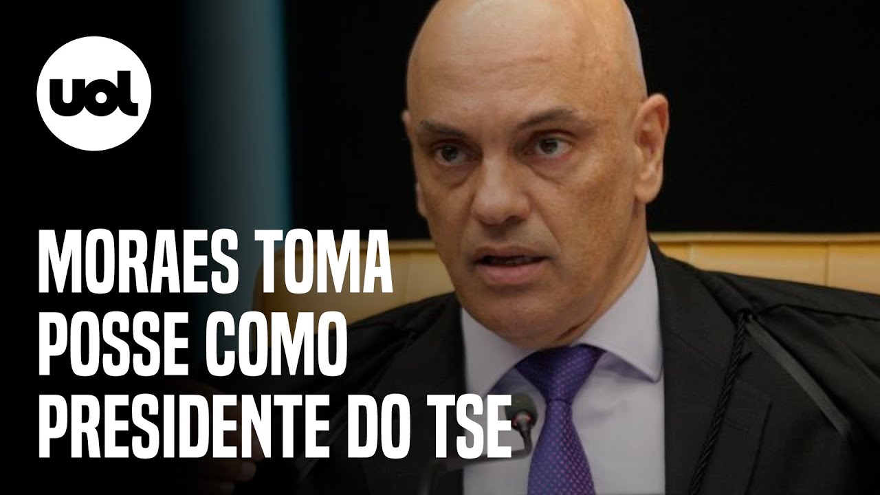 Alexandre de Moraes toma posse no TSE: Assista ao vivo à cerimônia