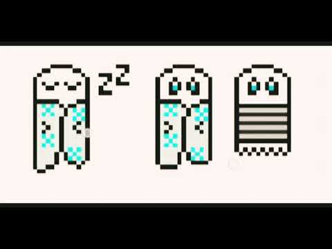 Shiftspin napstablook overworld sprites.