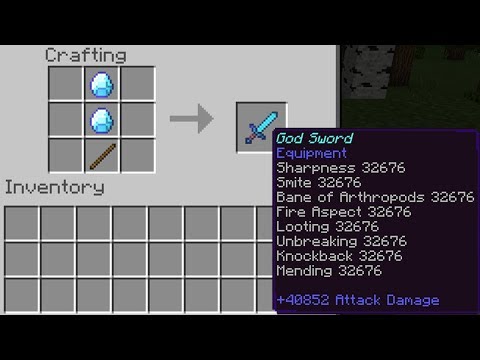 AA12 - ALL MAX LEVEL Enchantments in Minecraft Pocket Edition