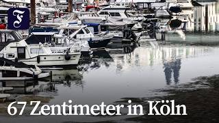 Rhein-Pegel sinkt auf Rekordtief