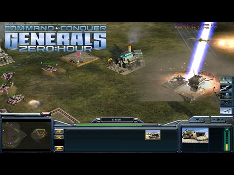 Action Runs - Command and Conquer: Generals Zero Hour - Skirmish - Laser General vs USA (medium)