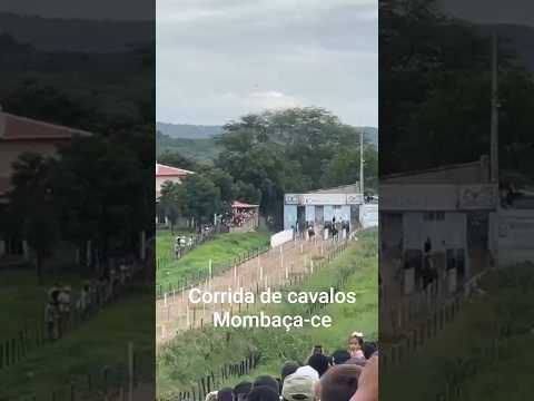 Corrida de cavalo em Mombaça-ce, animais Fiona Vista(haras guaxinim)x *Mayara Reason(haras Mombaça).