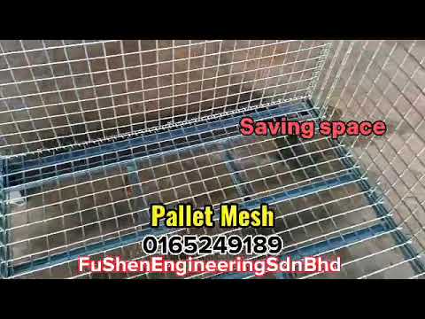 FUSHEN....Demo of install pallet mesh 