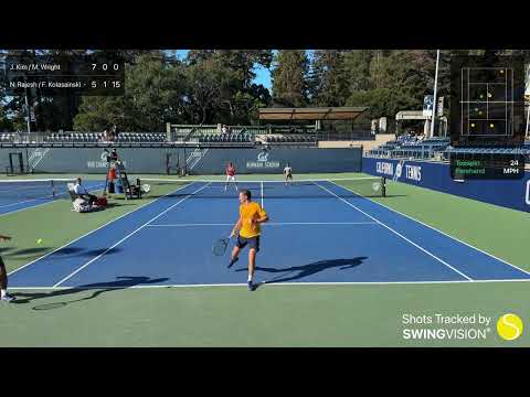 John Kim / Mikey Wright (Cal) vs. Neel Rajesh / Filip Kolasinski (Stanford) - Ten Longest Points