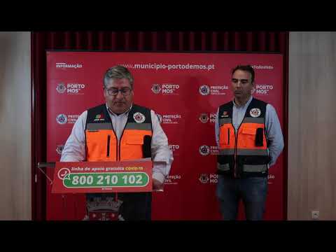 Comunicado Presidente da Câmara Municipal de Porto de Mós - COVID-19 - 27-03-2020