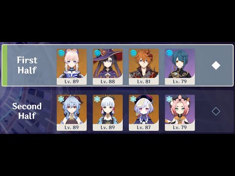 2.3 Spiral Abyss, Mono Hydro & Cryo Teams - (Floor 12, 9★)