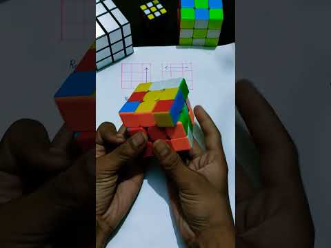 The VIRAL 2x63 Moves of Rubik’s Cube - cube solve magic trick #shorts #rubikscube