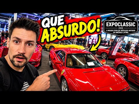 FUI NA MAIOR FEIRA DE CARROS ANTIGOS DA AMÉRICA LATINA! 🤯 | EXPOCLASSIC 2026