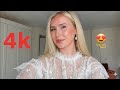 4K Fashion Micro Bikini Try On Haul Transparent Lingerie See Through Dresses 6