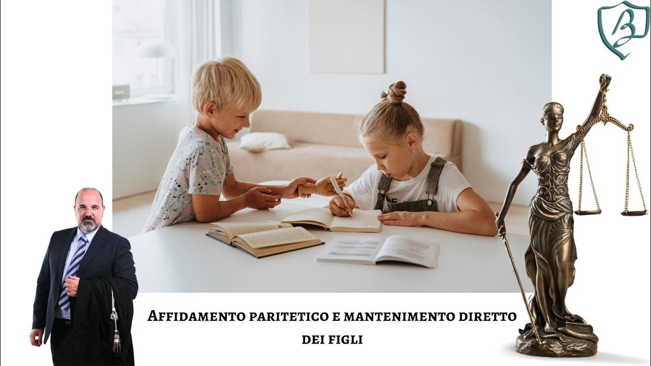 Affidamento paritetico e mantenimento diretto dei figli