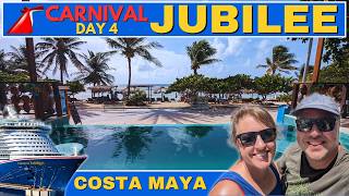 Carnival Jubilee Caribbean Cruise: Costa Maya & Nacional Beach Club - Day 4 Vlog 🌴