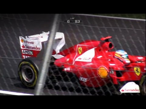 Formula 1 Monza GP 2011 Italy Alonso Hamilton Schumacher HIGHLIGHTS